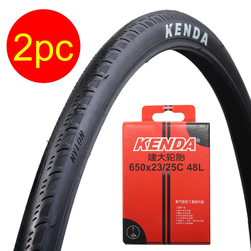 ロードバイク　タイヤ KENDA 650 自転車タイヤ 650*23C 60TPI 23-571 固定ギアロードバイク