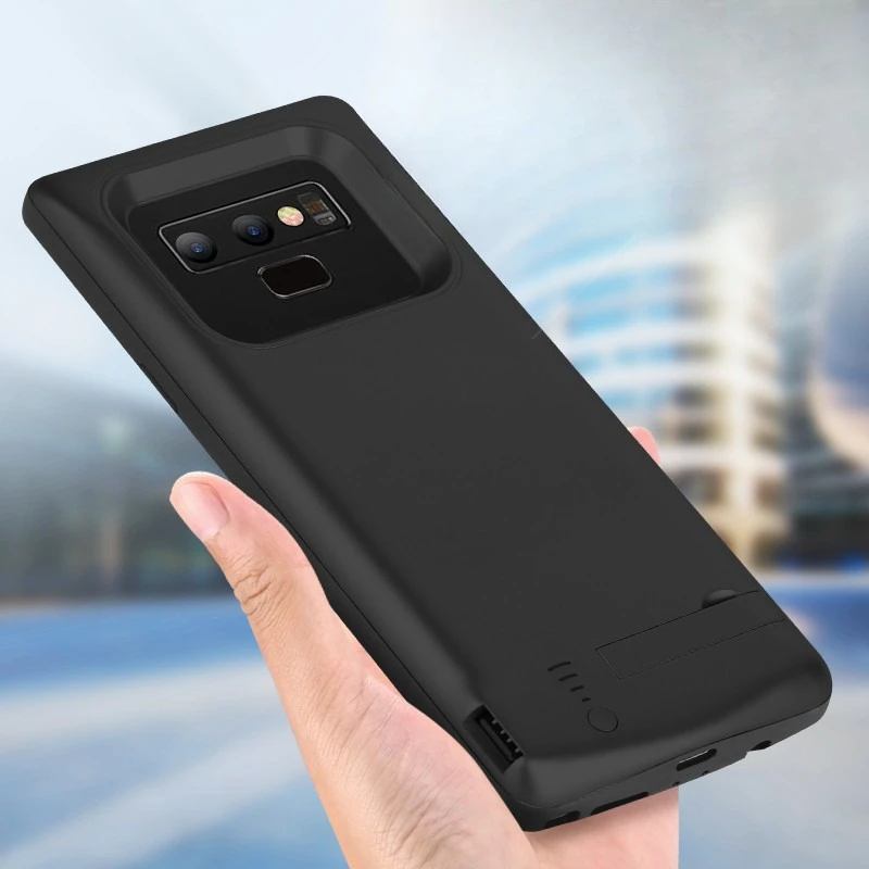 Casing Charger Baterai 5000mAh untuk Samsung Galaxy Note 9, Power Pack Cover, Casing Charger USB