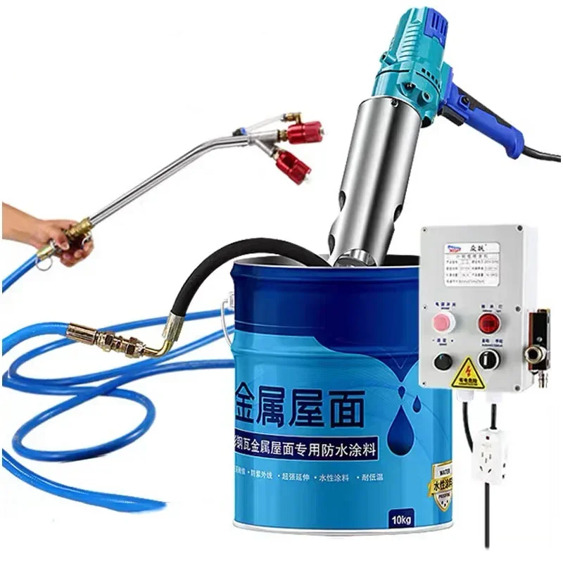 

Hot sales Polyurethane Putty Cement Grouting Machine With Remote Control Suitable For Waterproof Coatings 220V/1500W