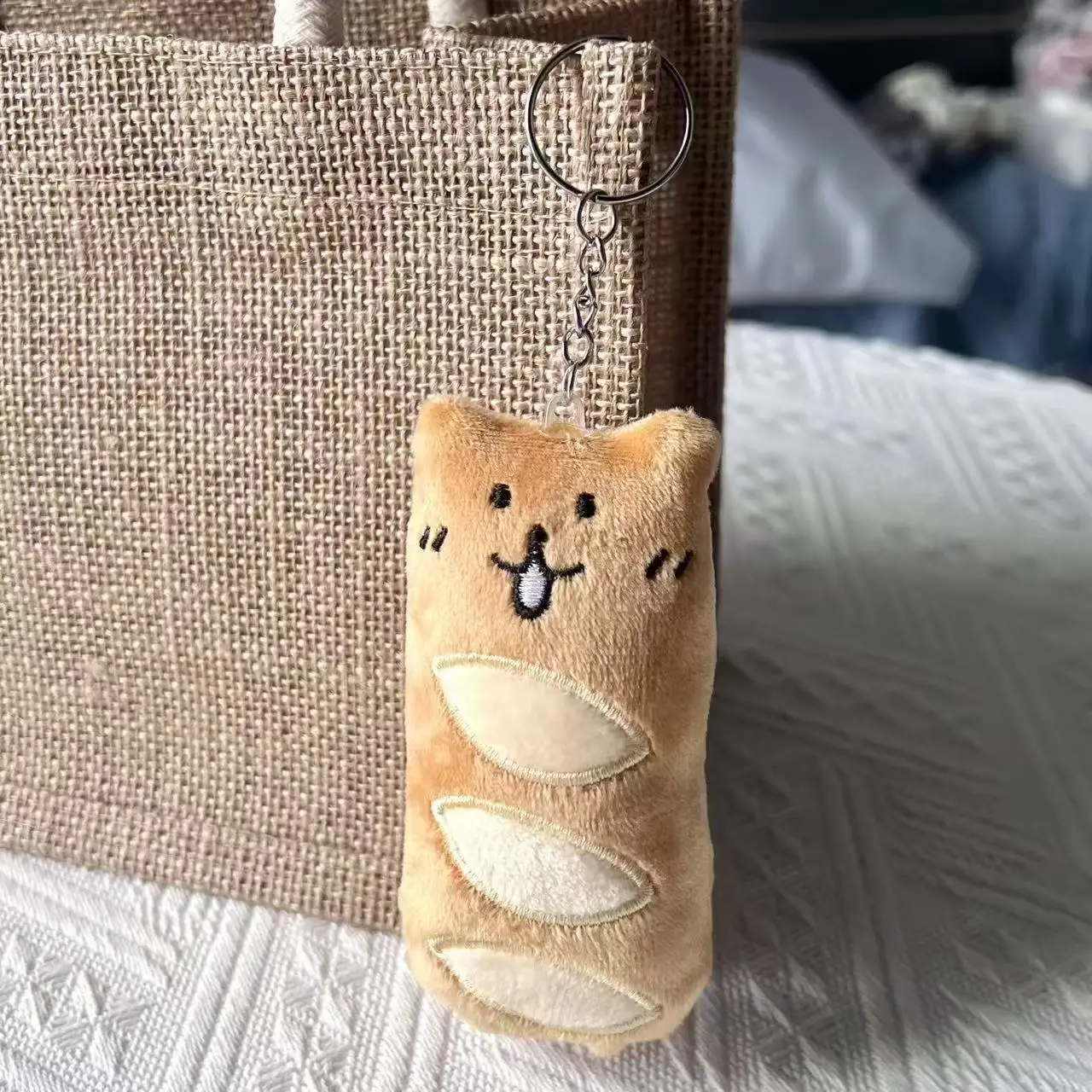 جوكر الدب الغذاء سلسلة أفخم المفاتيح لطيف الدب القطبي حقيبة قلادة Kawaii لينة محشوة اكسسوارات ألعاب حيوانات لهدية عيد ميلاد