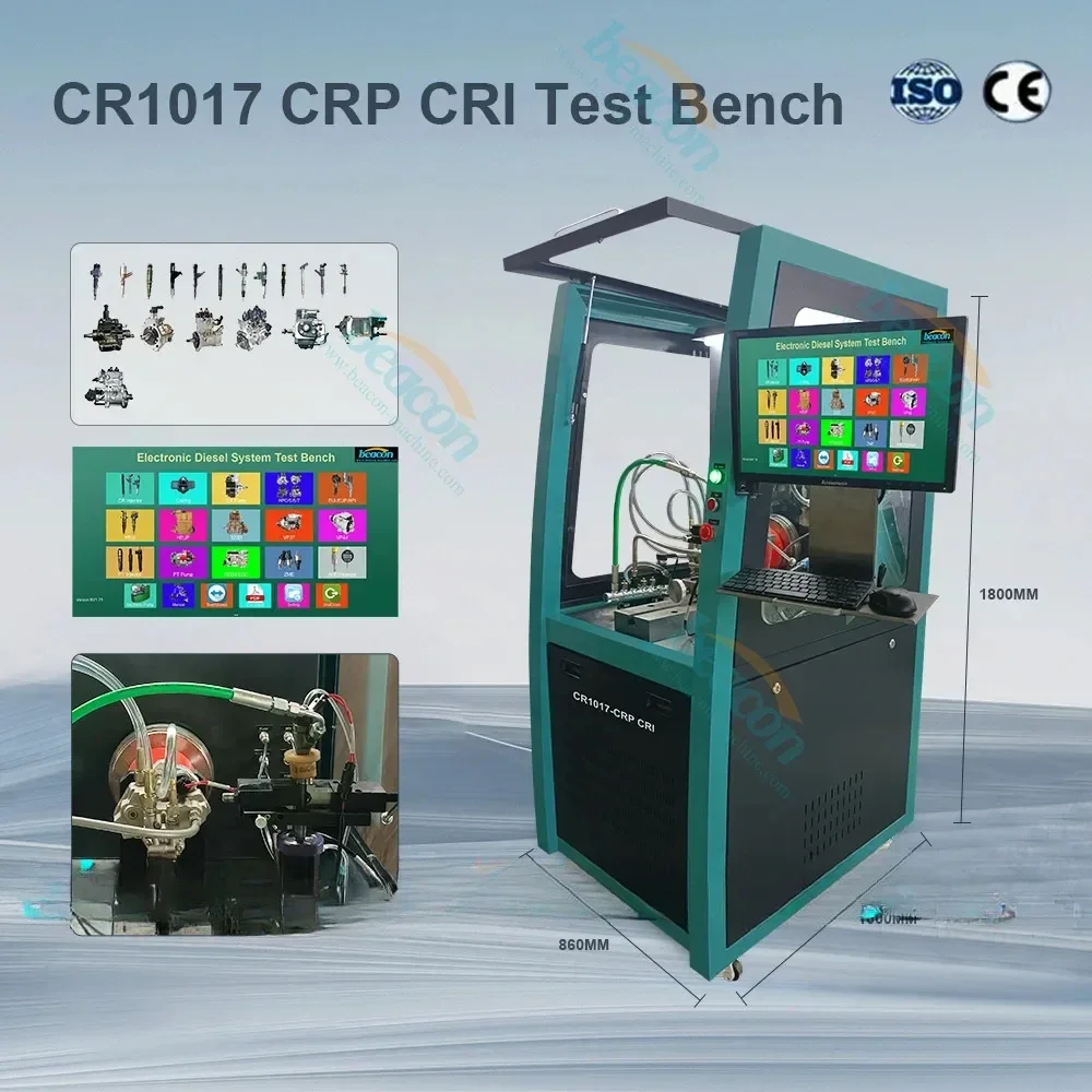 HubBeacon CR1017 EUI EUP HEUI common rail crdi  test bench injector test machine pt injector test equipment tester
