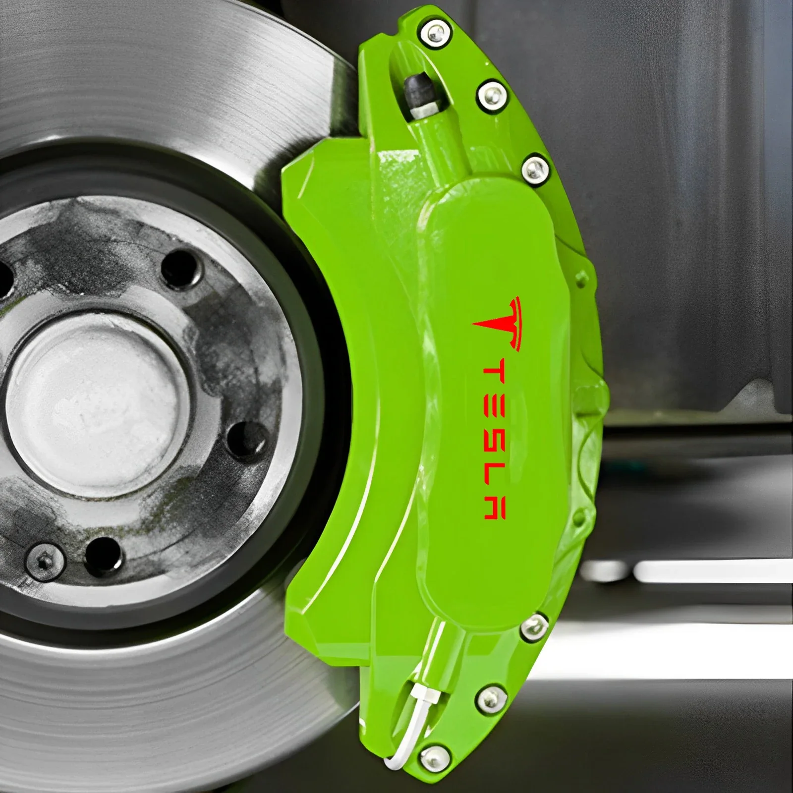 테슬라 모델 X S Y 3 로드스터 P75D P85D P90D P100D 자동차 데칼 액세서리용 6개 자동차 브레이크 캘리퍼 윈도우 펜더 사이드 스티커 썸네일 2