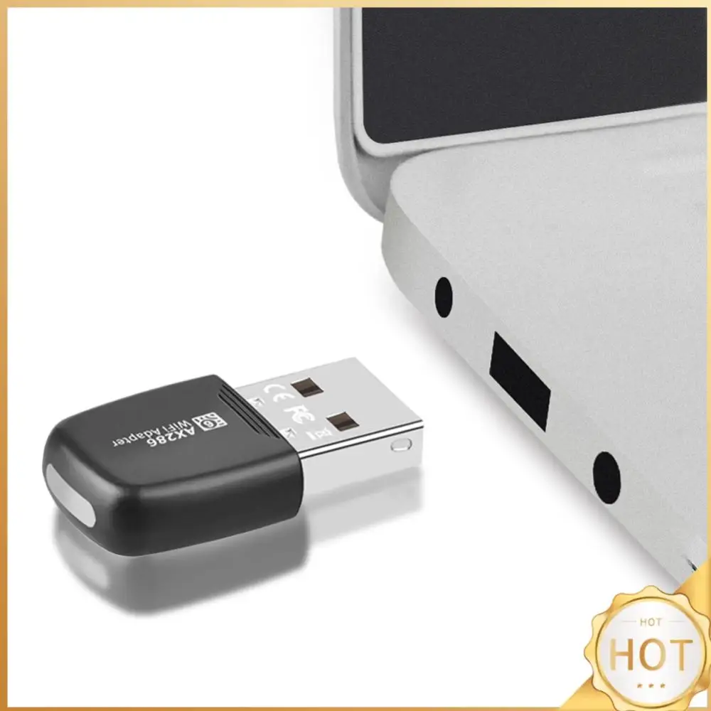 

Mini USB WIFI 6 Dongle Mini USB WiFi Card Adapter Driver Free Wireless Network Receiver For PC Laptop Windows 7 10 11