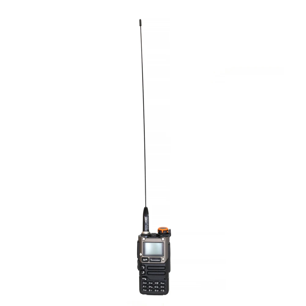 RH771S 144/430MHz banda Dual VHF UHF látigo de aleación de titanio antena Walkie Talkies portátil para Baofeng Kenwood Ham Radio bidireccional