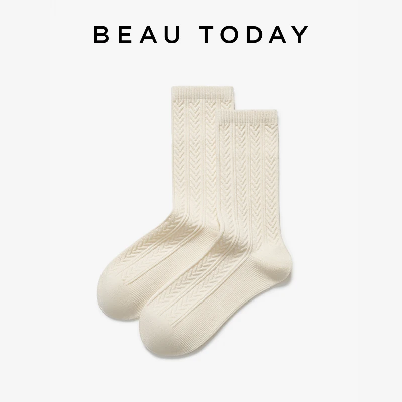 

BEAUTODAY спортивные носки женские из полиамидного волокна однотонные дышащие женские носки до середины икры ручной работы 97013