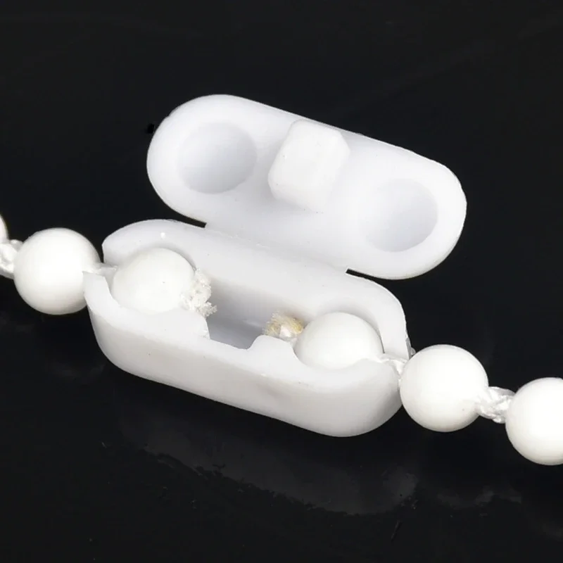 20pcs Roller Blinds Pull Cord Connector Roman Curtain Beaded Chain Connector Clips Plastic Curtain Vertical Blinds Joiners