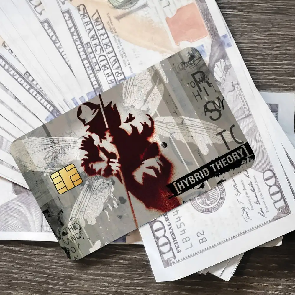 Band L-LInkIn P-PaRk-K Poster Kreditkarten-Haut-Aufkleber für Bankzugang, Schutzfolie, Aufkleber, Überraschungsgeschenk – Detail 1