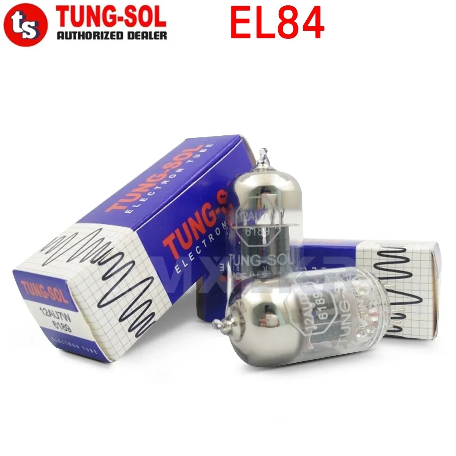 TUNG-SOL EL84 Electronic Tube Replacement 6BQ5 6P14 Vacuum Tube 12AU7 ( 6189 ECC802 SCV4003 ）Precision Matching for Amplifier