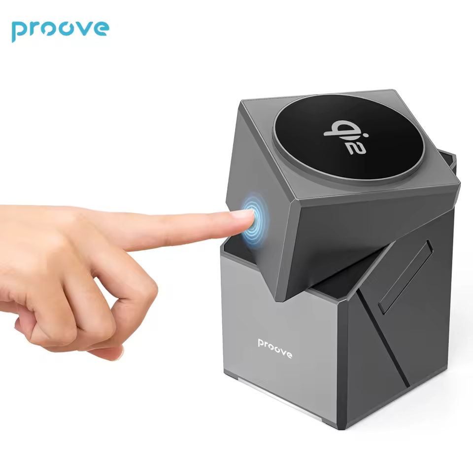 [자동 회전 도크가 있는 Qi2 3-in-1 무선 충전기 이미지]