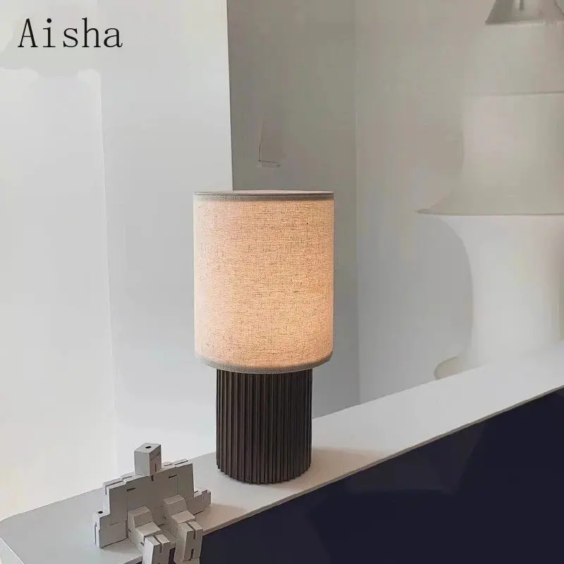 مصباح طاولة شحن محمول بسيط بتصميم دنماركي مع مفتاح لمس لديكور المنزل وغرفة المعيشة/الطعام وغرفة النوم بجانب السرير