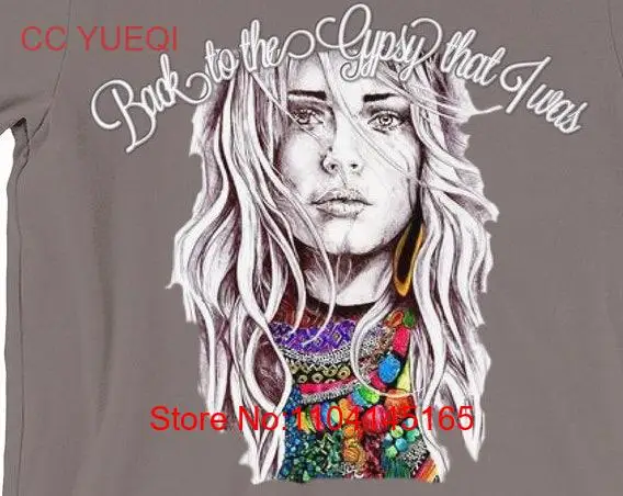 Back To The Gypsy That I Was Vintage Boho T shirt Sizing Crew Neck d Perfect for layering Great  long or short sleeves