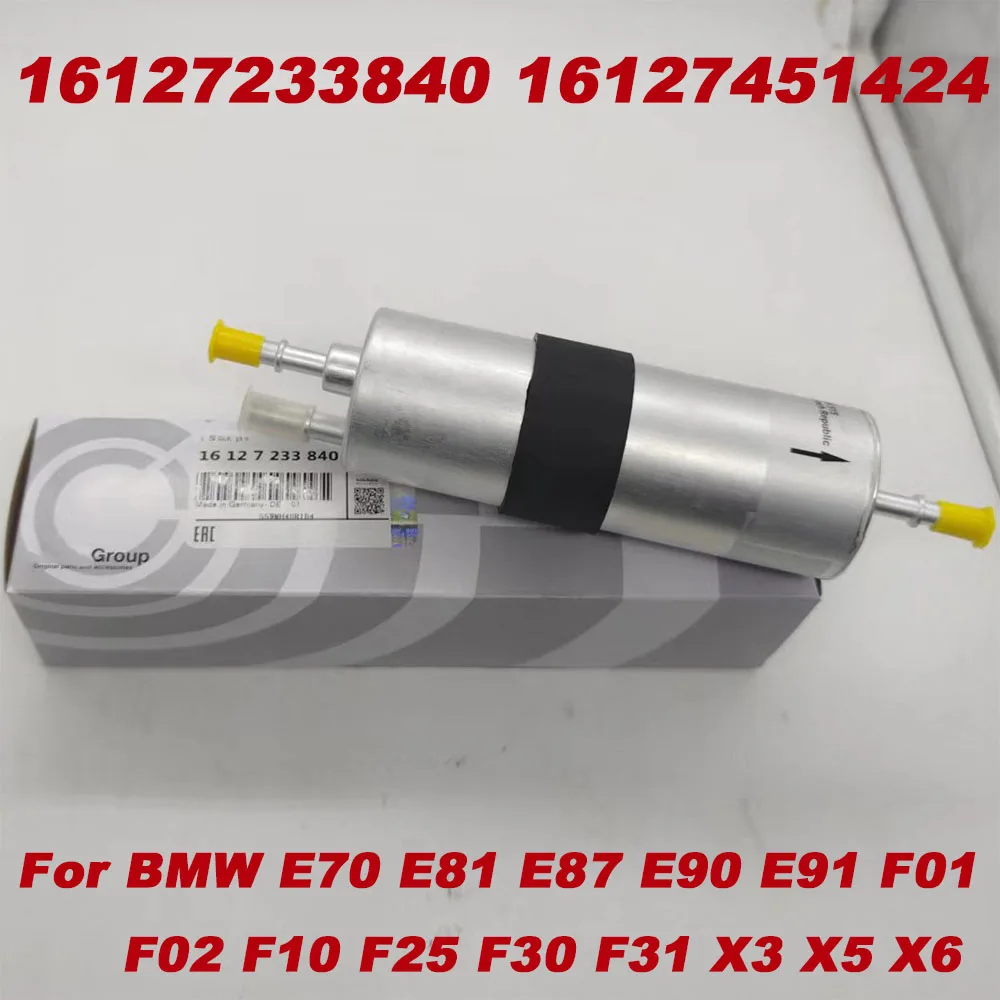 

Brand New 16127233840 16127451424 High Quality Fuel Filter For B MW E81 E87 E90 E91 X5 E70 X3 F25 X6 F10 F01 F02 F30 F31