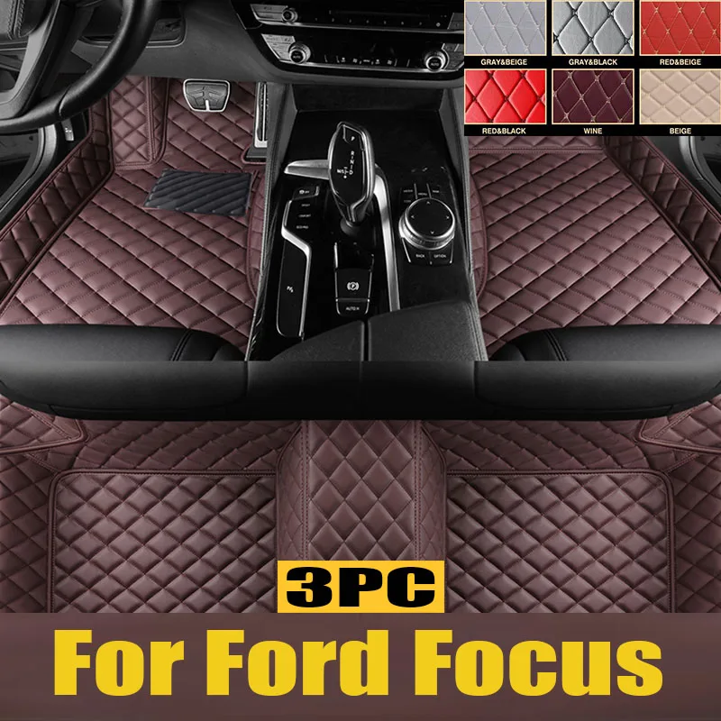 

Car Floor Mat for Ford Focus MK4 ST-Line X Active Hatchback 2019~2023 2022 Foot TPE Liner Carpet Pad Custom Cover Rug Accessorie