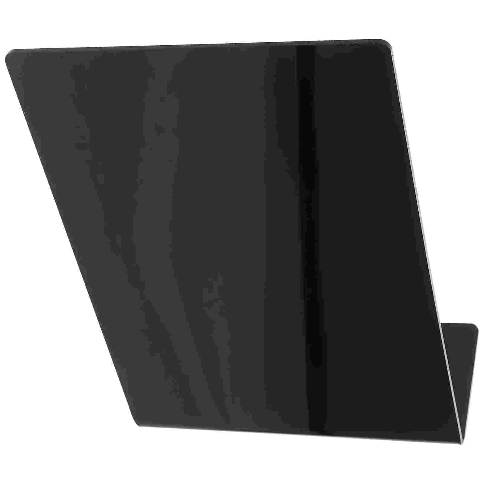 Quadro-negro pequeno, tábua preta, giz, menu de mesa para decoração de mesa, sinal apagável