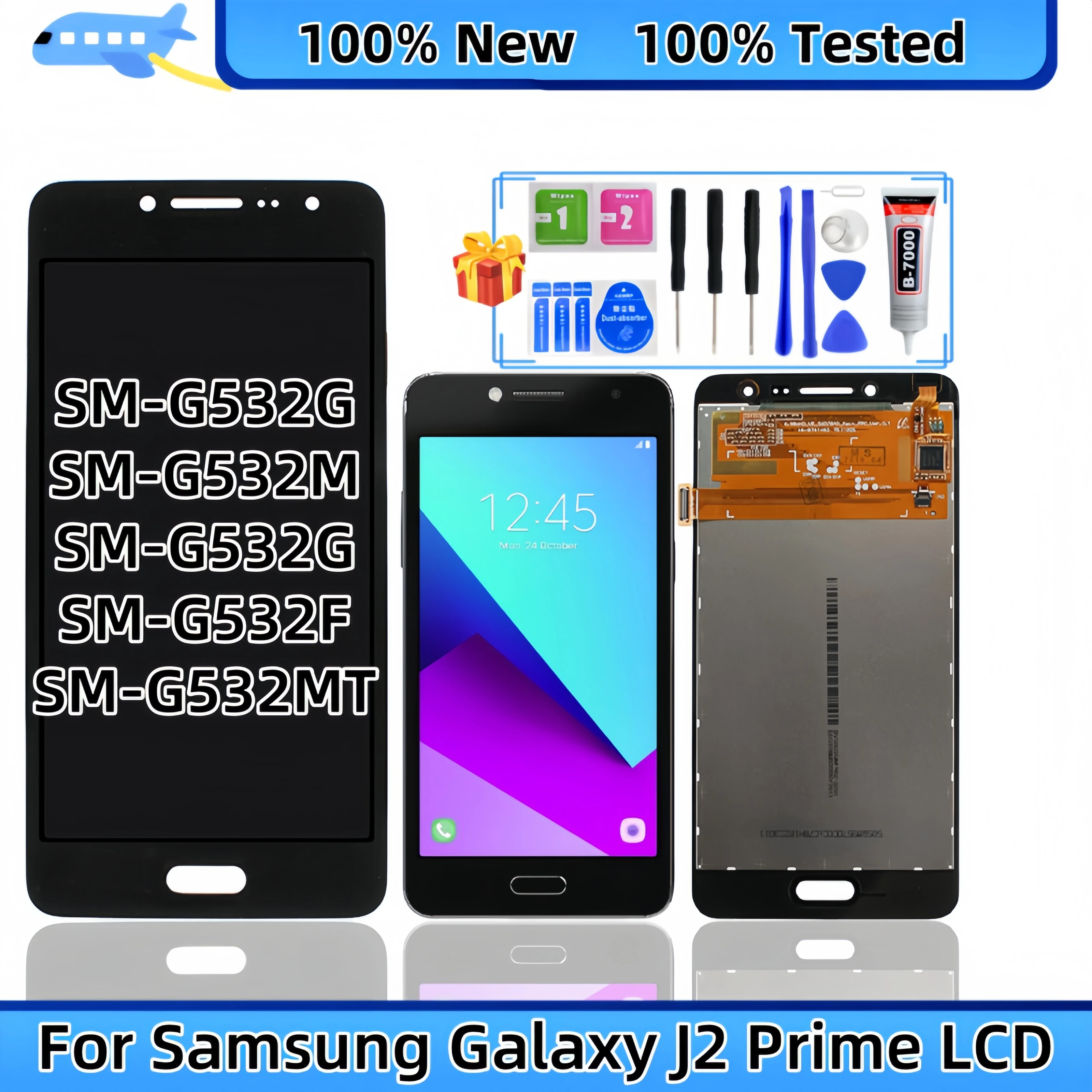 

Для Samsung Galaxy J2 Prime 2016 SM-G532G SM-G532M SM-G532F ЖК-дисплей с сенсорным экраном в сборе, запасные части для ЖК-дисплея