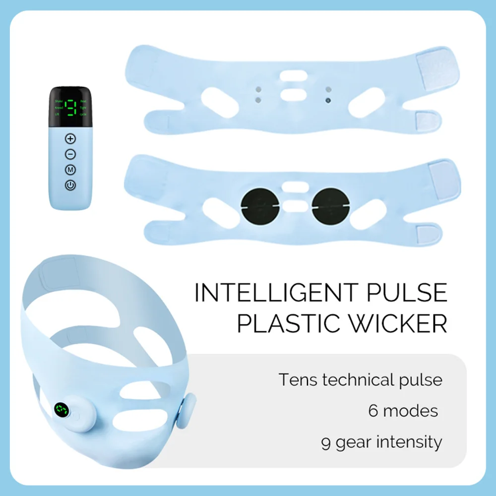 電気顔痩身包帯 V ラインフェイスシェイパーあご頬リフトアップベルト頬スリムフェイシャルマッサージストラップ浮腫除去マスク