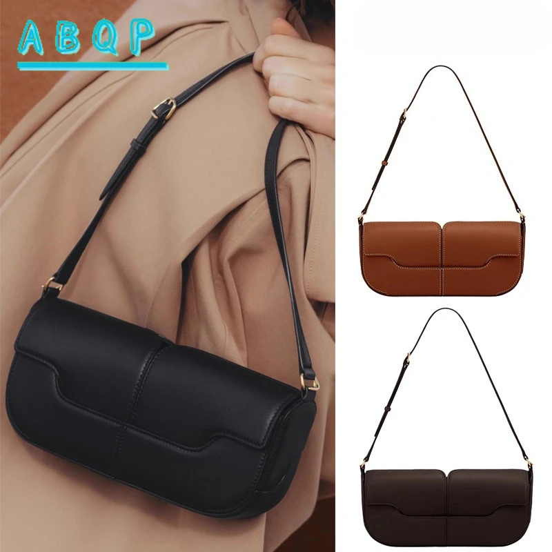 

ABQP New Women's Shoulder Bag Luxury Brand Fashion Trend Women's Handbag Solid Color High Quality Fashion Women's Bag