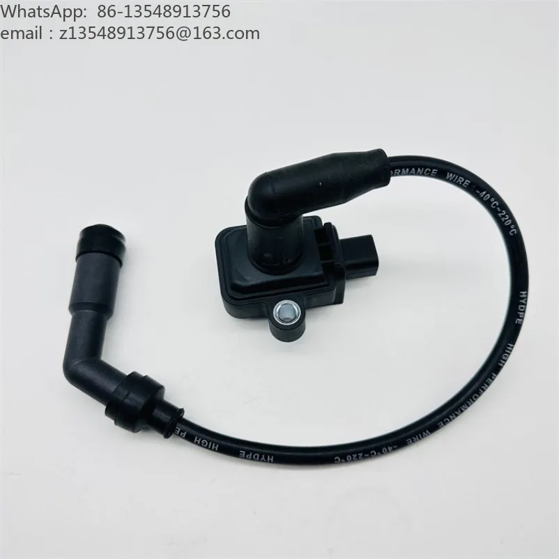 Ignition Coil High Voltage Pack with Spark Plug Cap for LX250GS-3 250RR Motorcycle Engine Ignition Replacement Parts