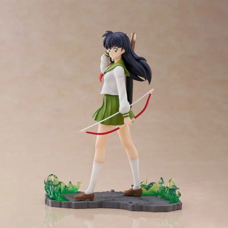 In Stock FuRyu TENITOL Higurashi Kagome Desktop Cute Doll Anime Action Figure Toy Gift Model Collection