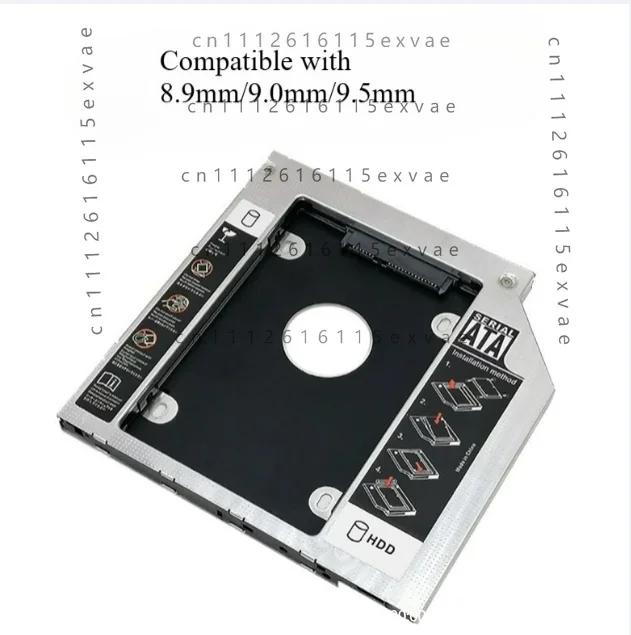 Optical drive bay hard drive replacement tray for DELL E6420, E5430, E6320, E6430, E6440, E5420