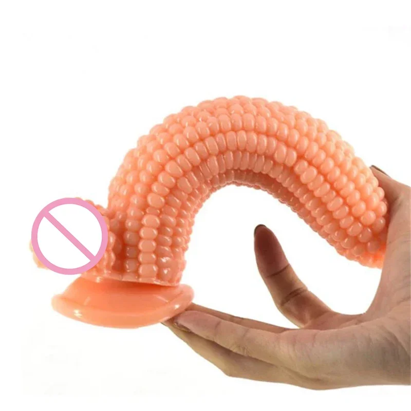 Corn Imitation Dildo Anal Plug Adult Products Vegetables Dildo with Suction Cup Vagina Massage Masturbation Goods Ass Sex Toys