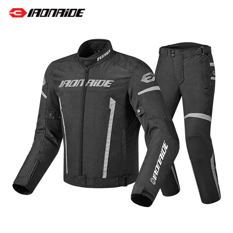 

Motorcycle Jacket Waterproof Motorcross Jacket Pants Moto Jacket Windproof Riding Motorbike Clothes With Protective Gear