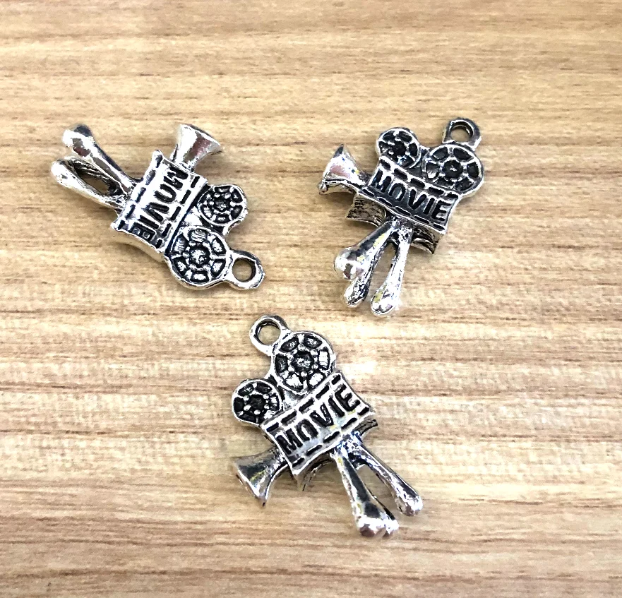 10pcs   25*17mm    Vintage charms for handmade accessories   Zinc alloy metal    HWJ0127