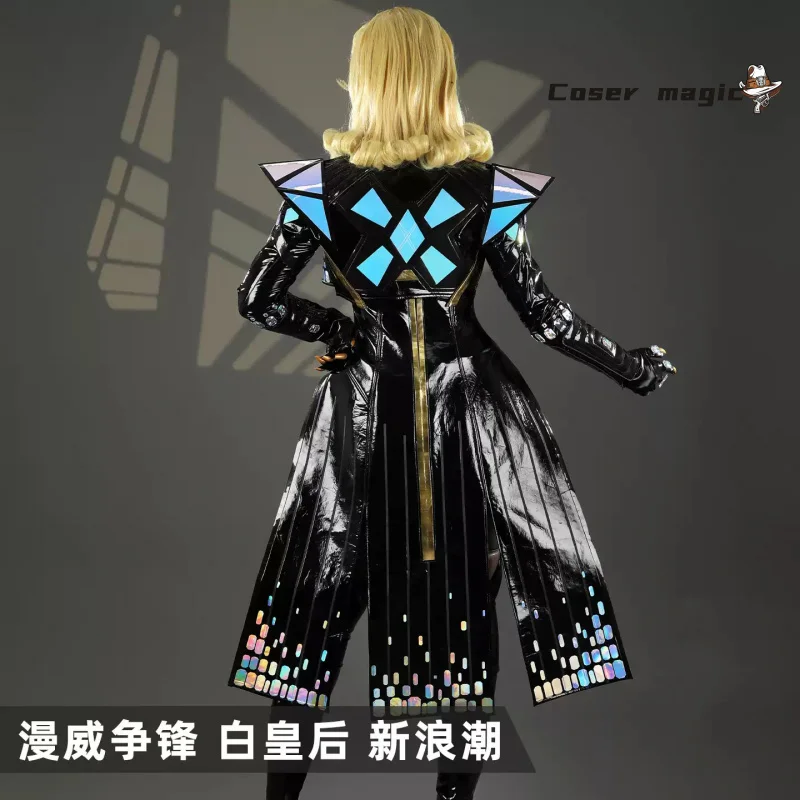 لعبة منافسان الملكة البيضاء أزياء تنكرية للهالوين كرنفال حفلة عيد الميلاد لعب الأدوار الملابس الملابس #5