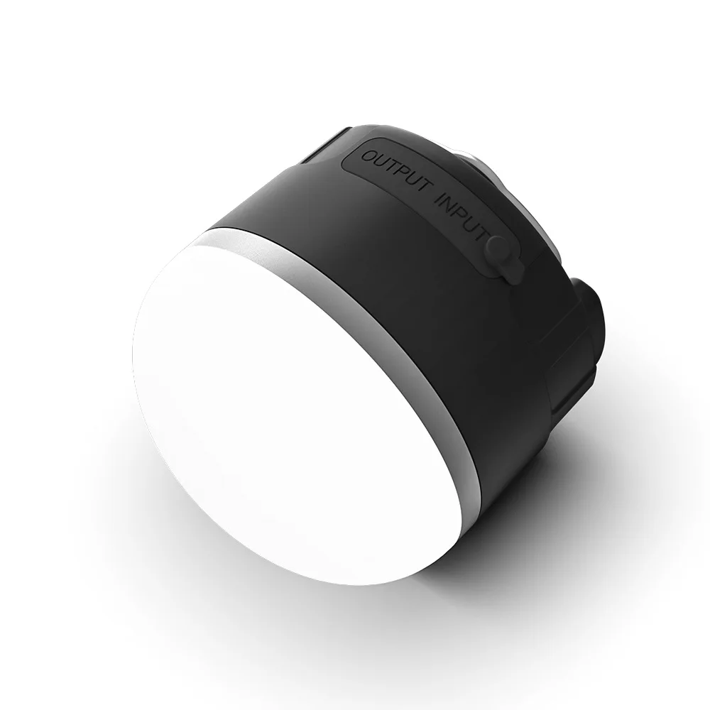 Portable Outdoor RGB LED Camping Lamp Rechargeable Magnet Hanging Tent Light for Pedestrian Expeditions and   Use