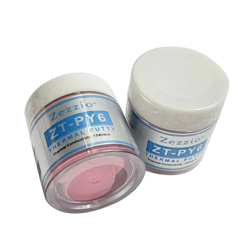 Zezzio ZT-PY6 Thermal Putty 13W/m-k High Performance Heat Blocking Putty For VGA GPU IC Processor Rapid Cooling 10g 20g 50g