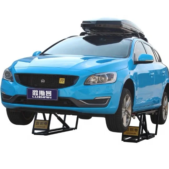 Europe\'s Best Selling Cheap Price 7700lbs Mid Rise Scissor Car Lift Portable Car Easy Repair Hydraulic Jack