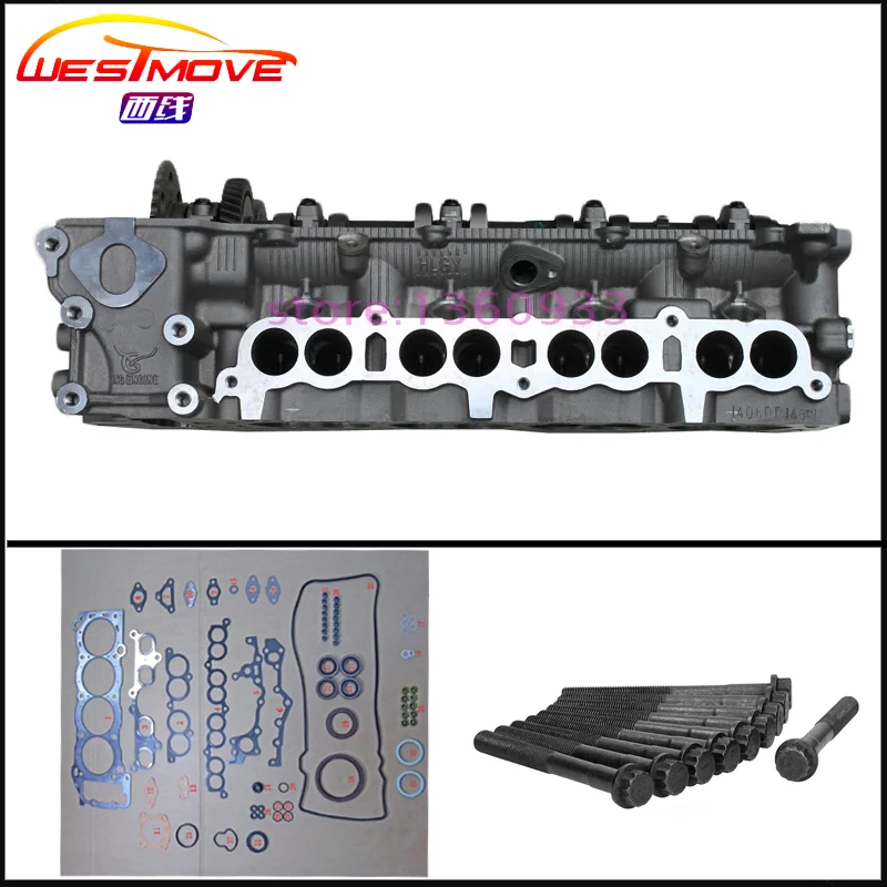 3RZ 3RZFE complete Cylinder head assy for For Toyota 4Runner coaster Dyna 200 T100 Tocoma Hiace Hilux Land cruiser J9 Prado 2.7L