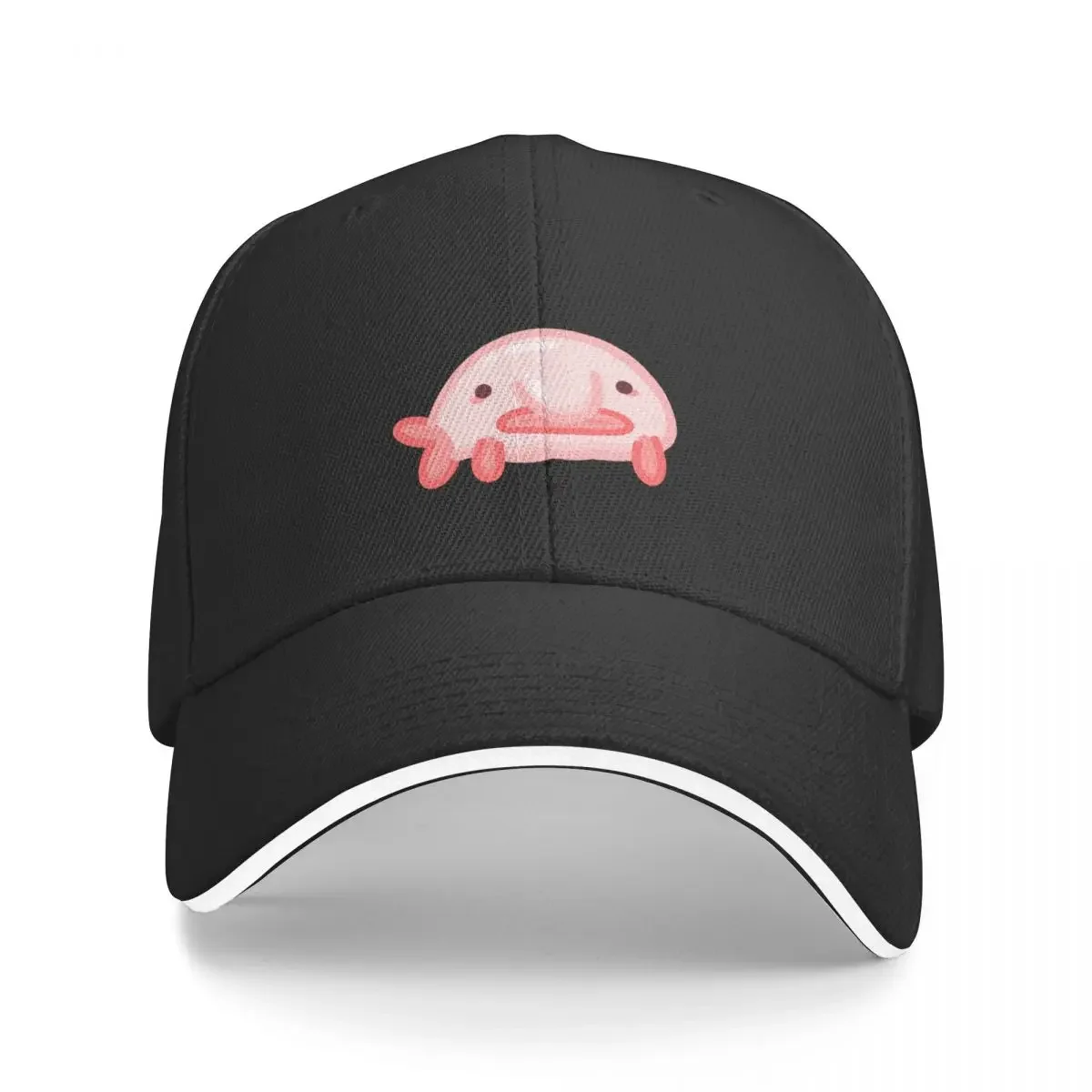 

New Blobfish Pattern Baseball Cap Luxury Brand Thermal Visor Hat Women Men's