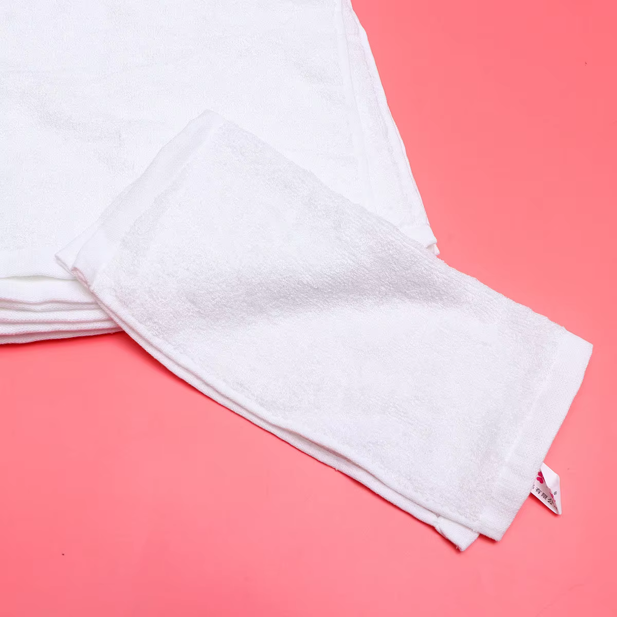 

9Pcs Bamboo Fiber Baby Drool Bibs Soft Cotton Facecloth High Water Absorption Air Permeability Easy Wash for Infants White