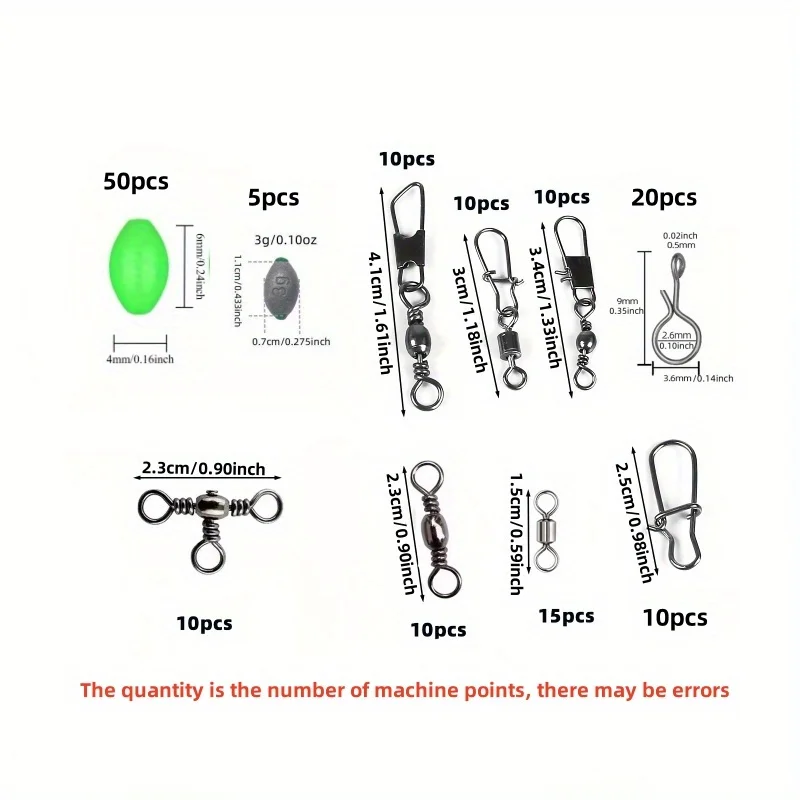 Upgrade Your Fishing Gear with 150Pcs Fishing Connector Set – Only .10!