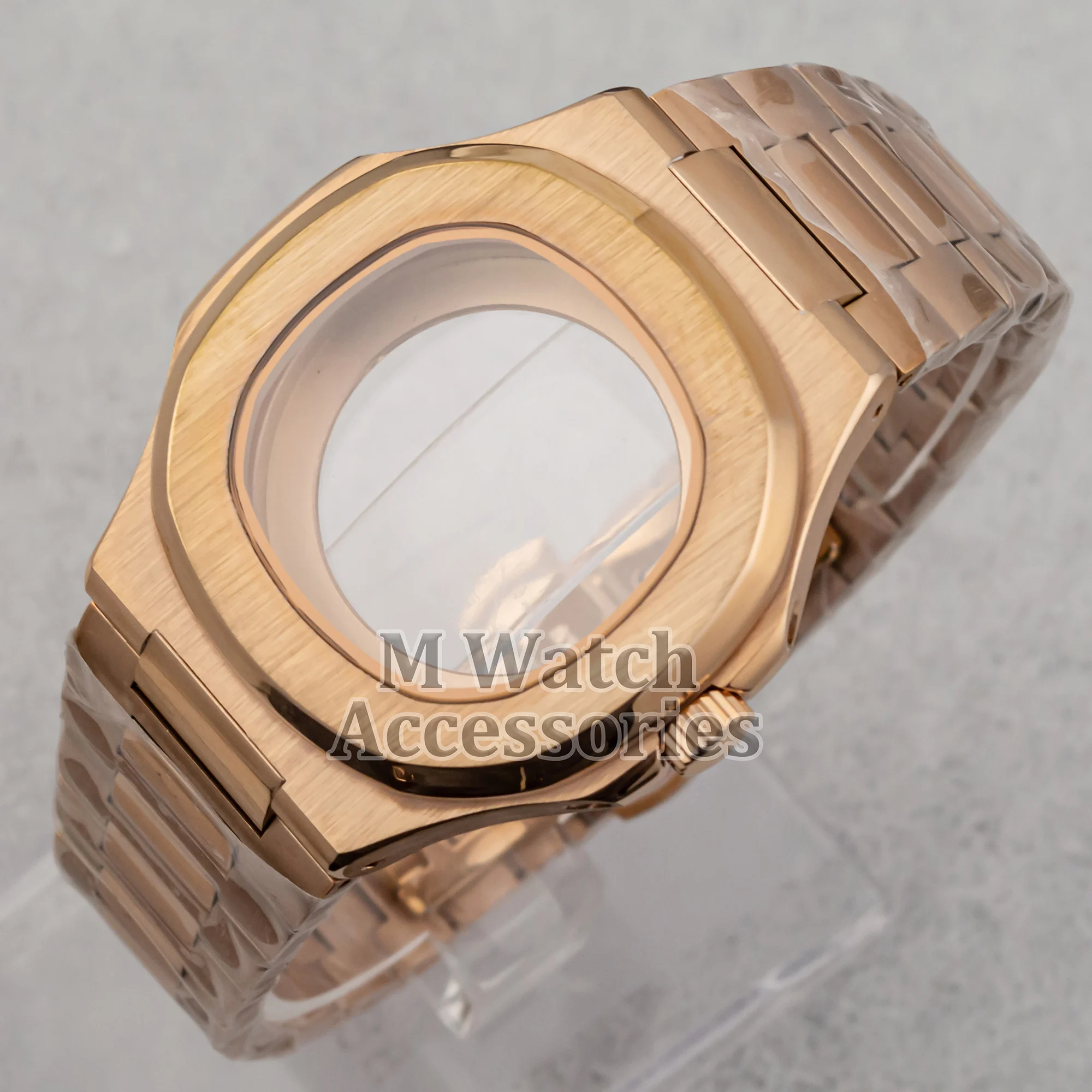 41mm Square NH35 Watch Case for Nautilus Mod NH36 NH38 movement 30.5mm Dial 100m Waterproof Stainless Steel Case Bracelet Strap