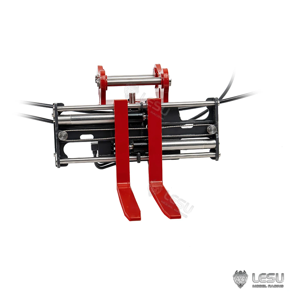 LESU 1/14 Technische Hydraulische Metaal Graafmachine Afstandsbediening Model Hydraulische 270 Graden Draaibare Vork AT-C0041