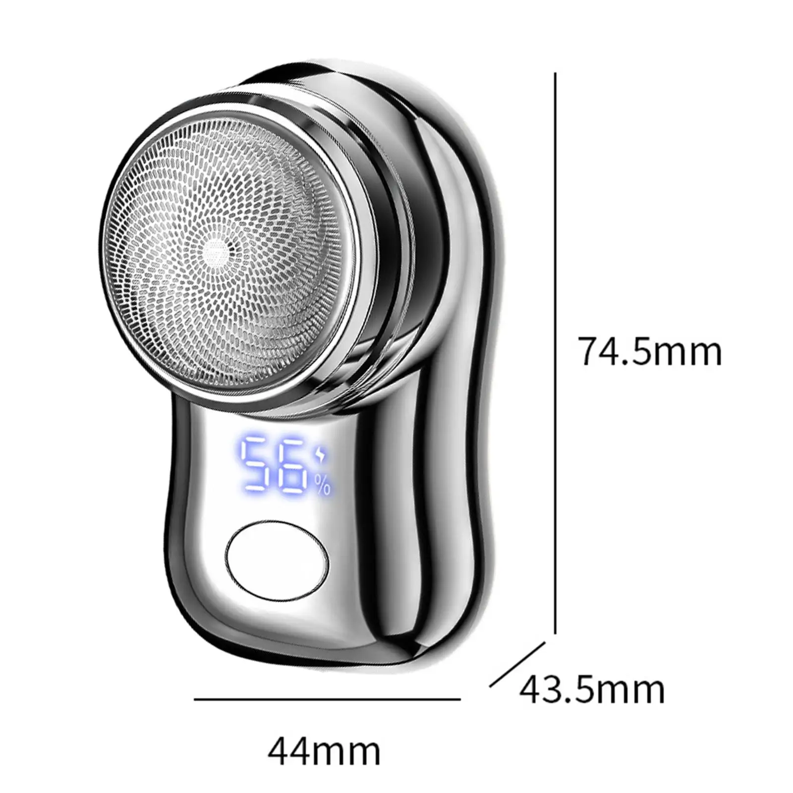 ماكينة حلاقة كهربائية صغيرة للرجال ماكينة حلاقة اللحية قابلة للفصل وقابلة للغسل وإزالة شعر الوجه الصغير للتخييم المكتبي #6