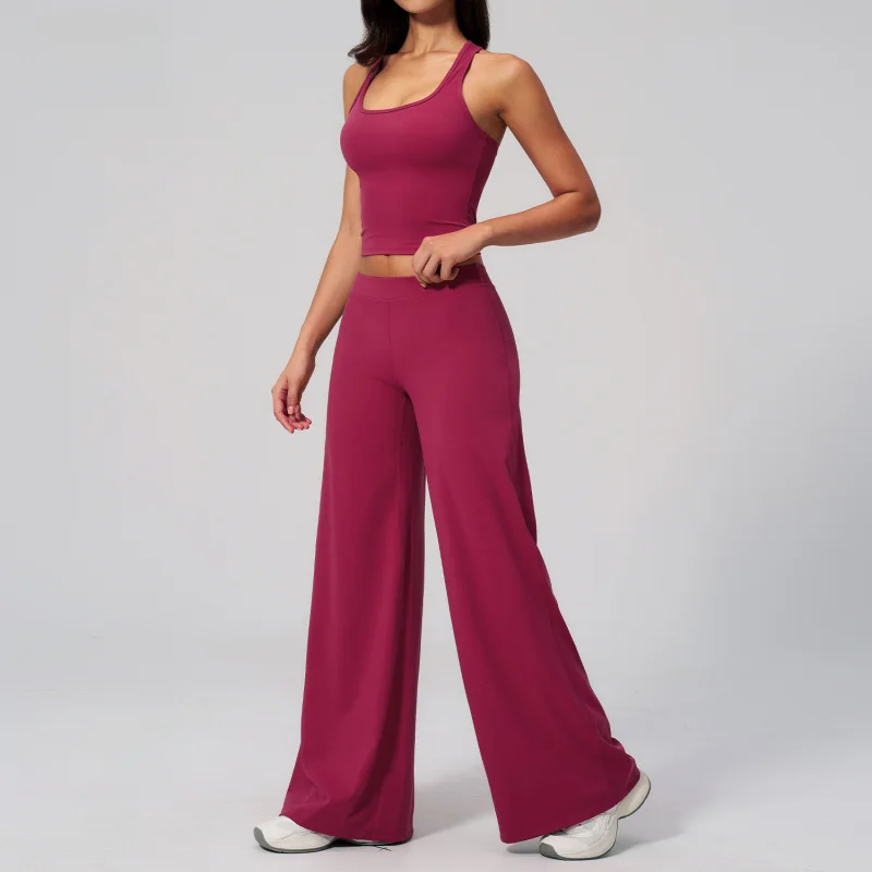Women's Tracksuit 2 Pieces Set For Woman Yoga Set Low-waisted Tight-fitting Quick-dry Running Fitness Summer Slim Fit Sportswear