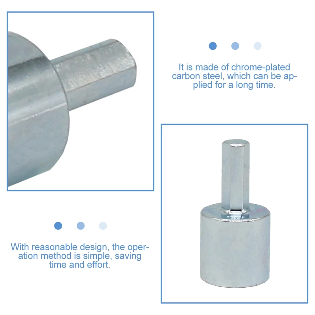 

Leveling Scissor Jack Socket Drill Adapter for 3 4 Inch Hex Drive Jacks Chrome-Plated Carbon Steel Impact Driver Power Drills