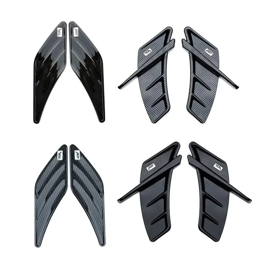 Front Door Side For Audi Wing Sticker ABT Vent Fender Sticker 2pcs/lot ABT Side Sticker For Audi RS5 RS3 S5 A5 A3 A4 A6 A7 Q5 Q7