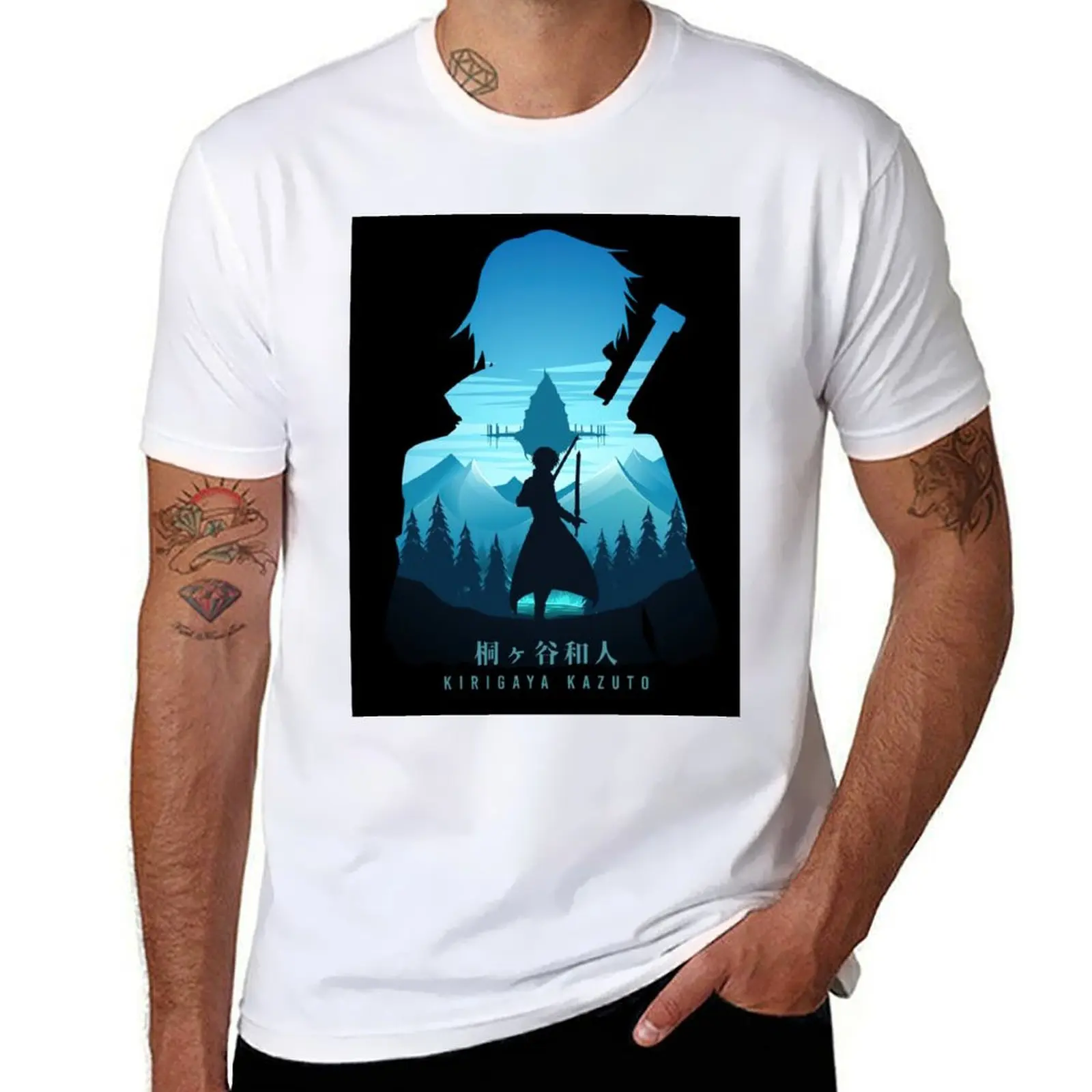 

Kirito T-Shirt t shirts for man cotton cotton t shirt man T-Shirt