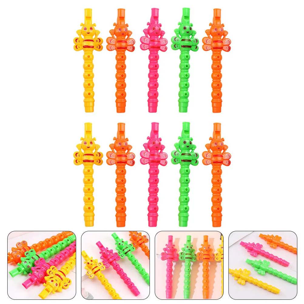 25Pcs Mini Recorder Plastic 5-Hole Clarinet for Children Kids Practice Wind Instrument Music Learning Tool Flute Toy