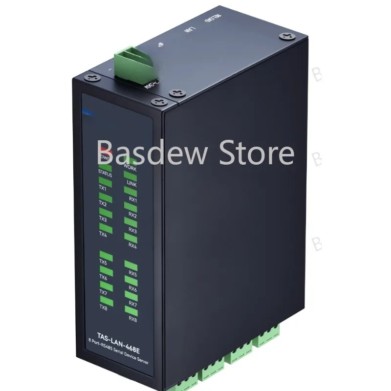 

8 rs485 to Ethernet 485 Serial port communication server tcp/ip network port modbus communication module rj45