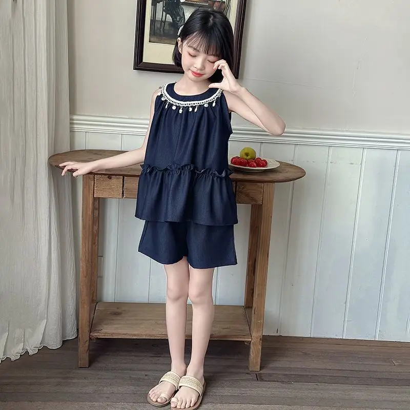 

Female Child Clothes Summer Girls Costumes Fashion Outfit Kids Girl Sets Korean Reviews Many Set 10 12 Years Children's Clothing