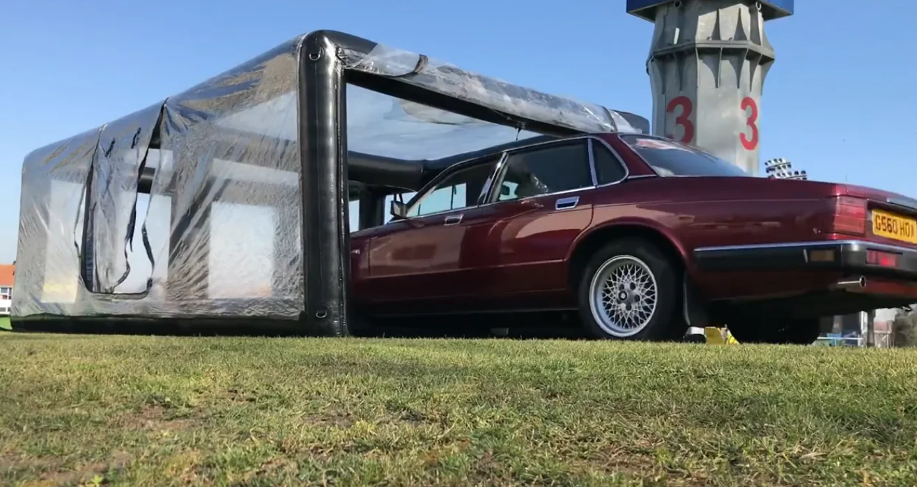 Airtight PVC Inflatable Car Capsules Cover Storage Air Sealed Inflatable Car Garage Bubble Tent Carport for Parking