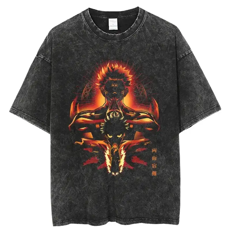 

Jujutsu Kaisen Sukuna Shirt Oversized Anime Shirt Graphic