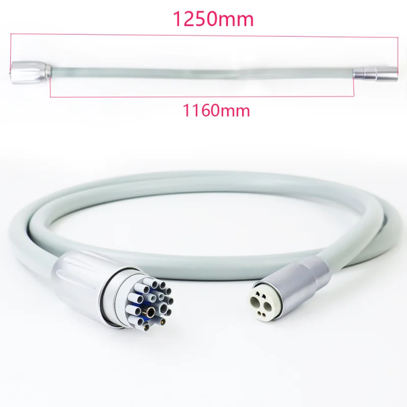 

Dental Chair Accessories 6 holes Fiber Optic Silicone Tube Handpiece Cable For ANTHOS/STERNA/CASTELLINI SKEMA PUMA ELIA Chair