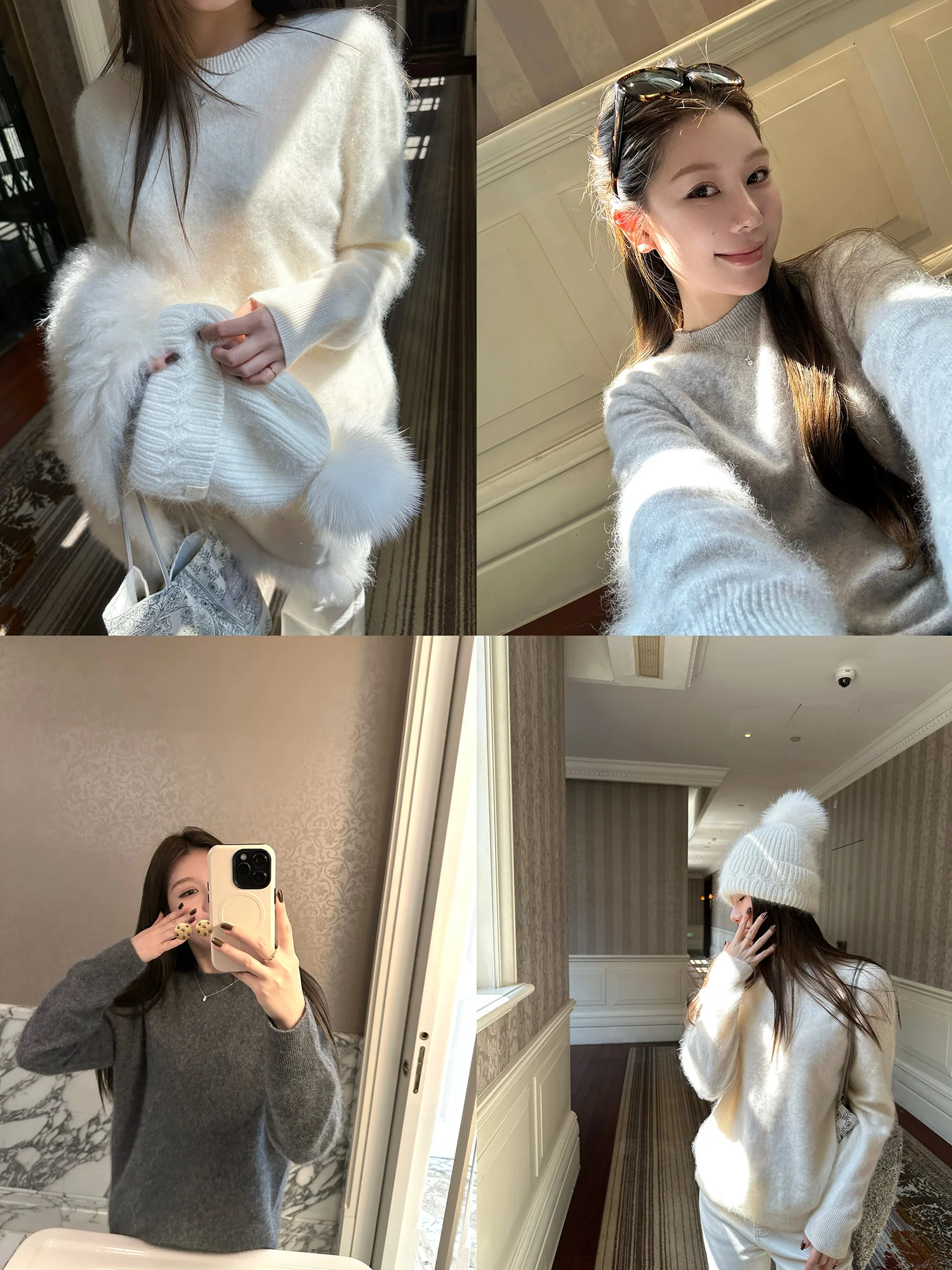 

Ultra-Soft Camere Sweater Women's Inner Wear Knitted Top Baby Super Easy to Wear Autumn Winter Base Layer irt