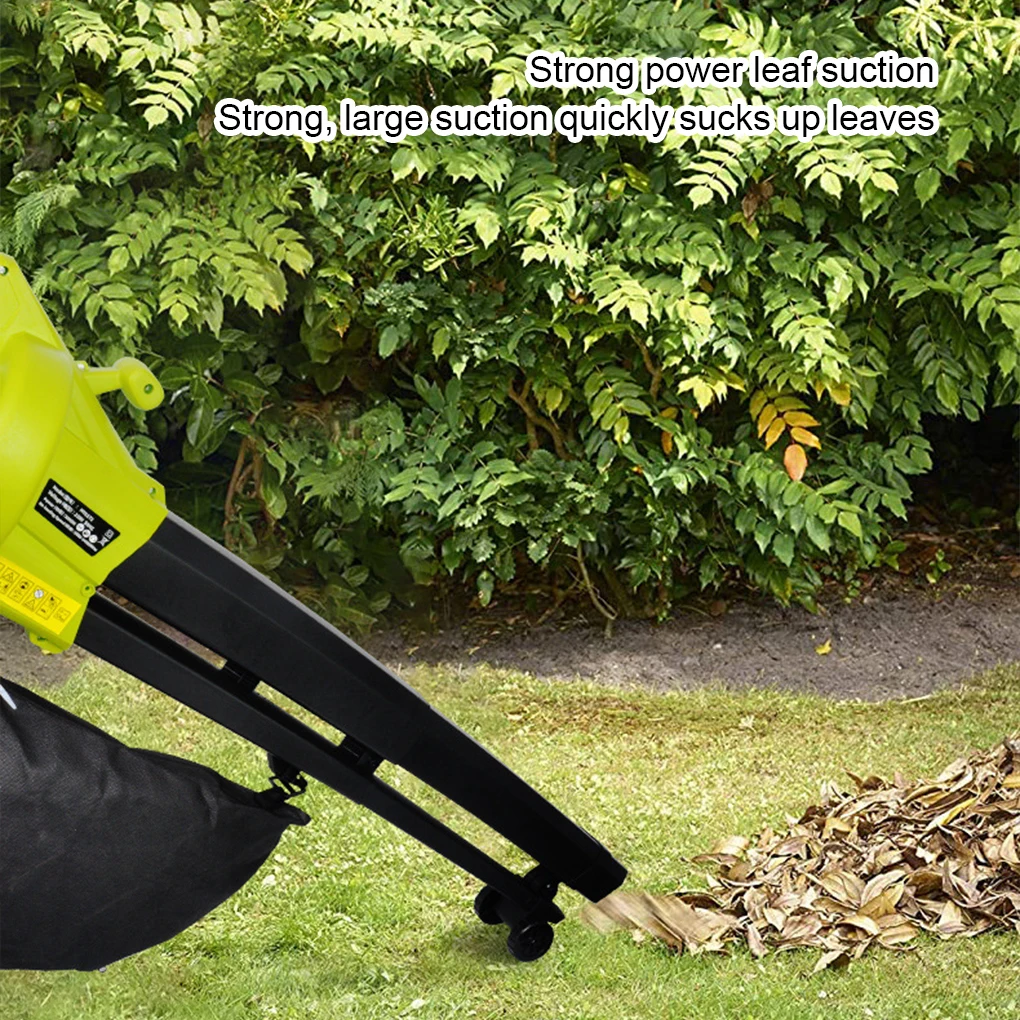 Garden Leaf Collecting Shredder Blowing Cleaner 3000W Electric Blowing Cleaner 3 In 1 Blower/Vacuum Dust Collector Machine